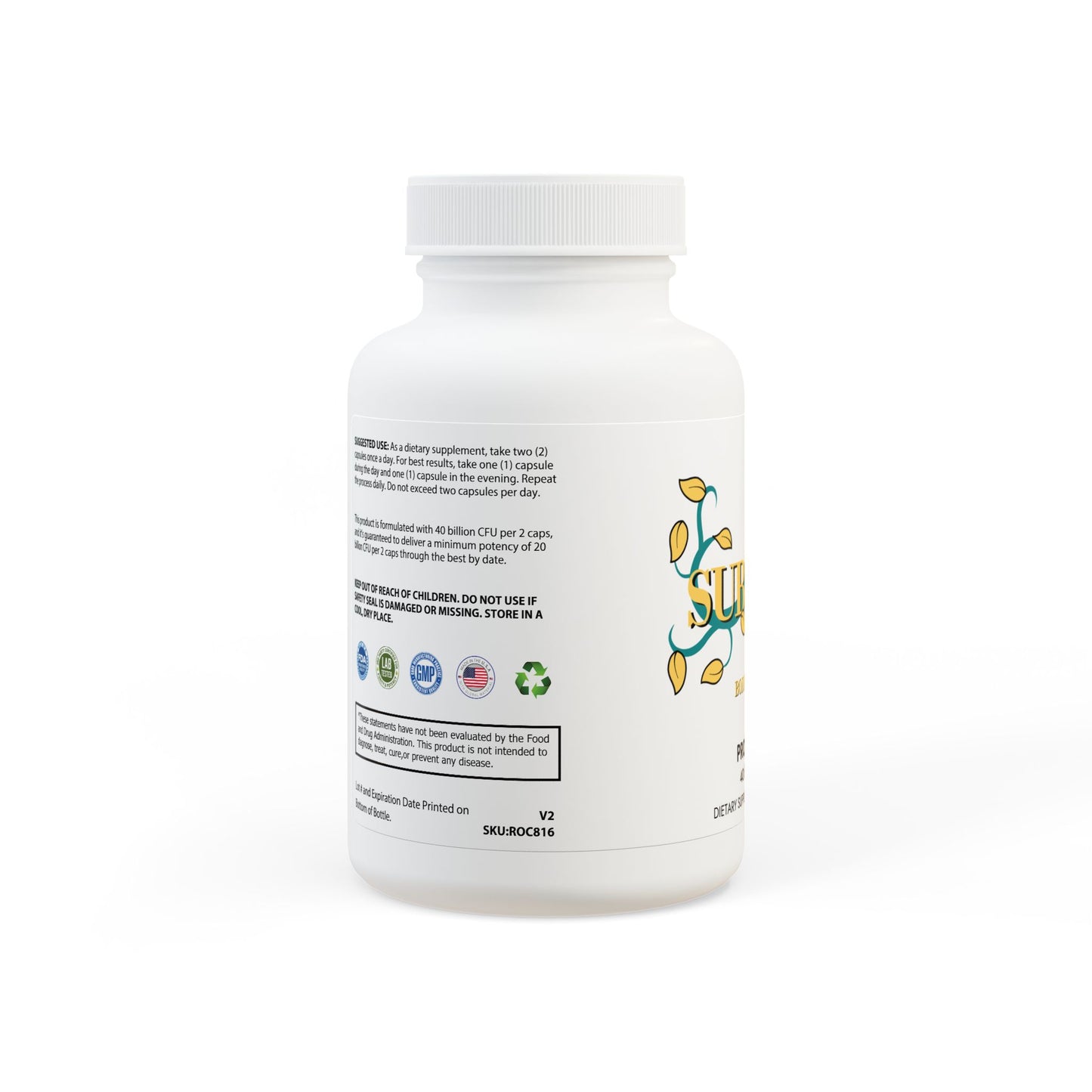 Probiotics Supplement (60 Capsules)